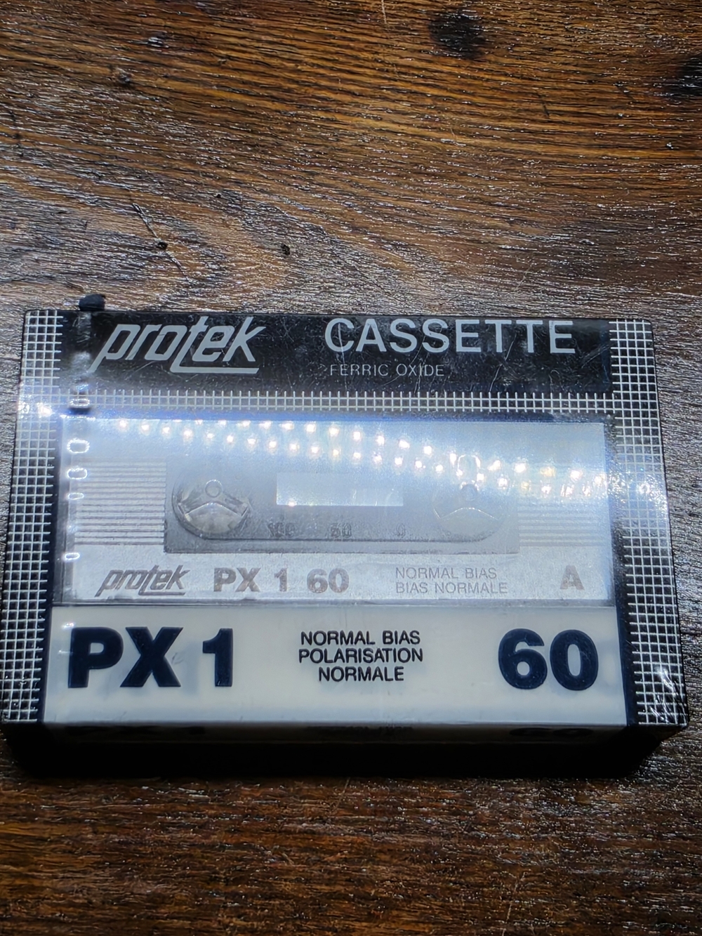NOS Vintage Protek PX1 60 Blank Audio Cassette Tape Sealed New Old Stock